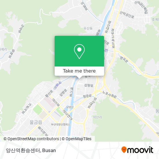 양산역환승센터 map