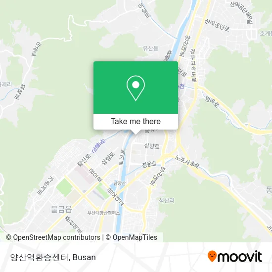 양산역환승센터 map