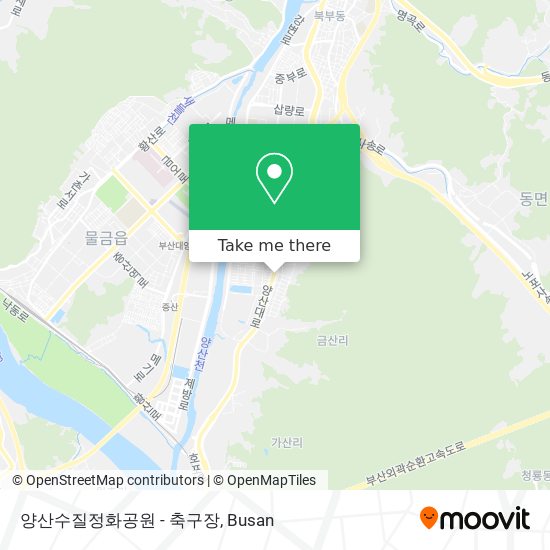 양산수질정화공원 - 축구장 map