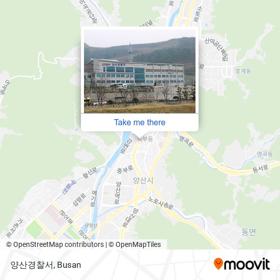 양산경찰서 map