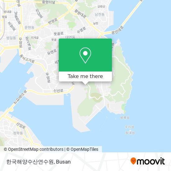 한국해양수산연수원 map