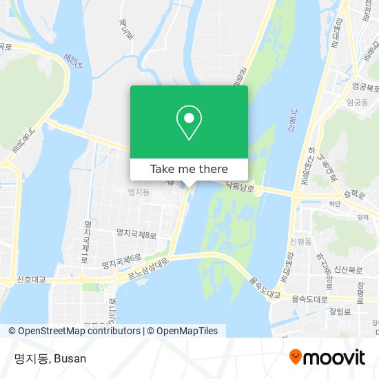 명지동 map
