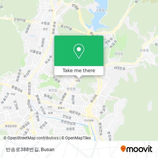 반송로388번길 map
