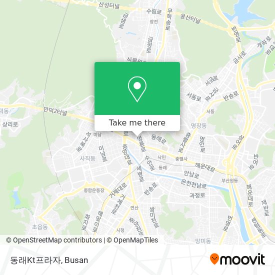 동래Kt프라자 map
