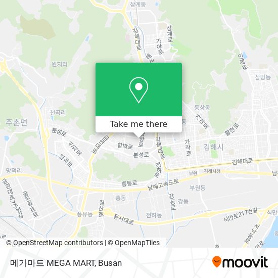 메가마트 MEGA MART map