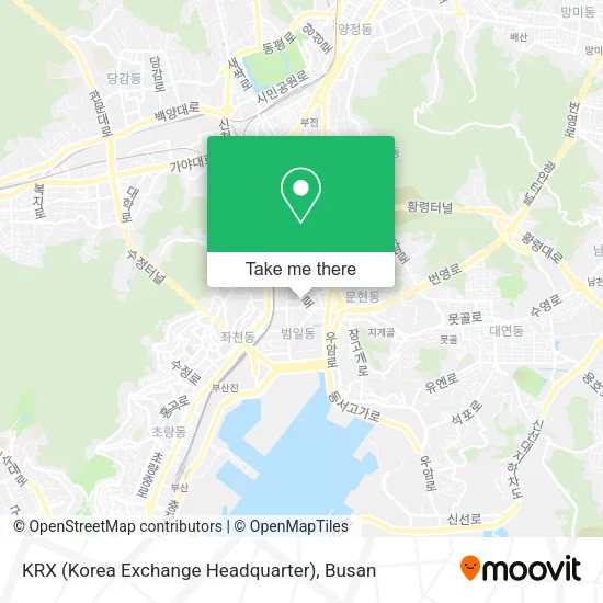 KRX (Korea Exchange Headquarter) map