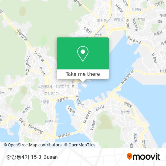 중앙동4가 15-3 map