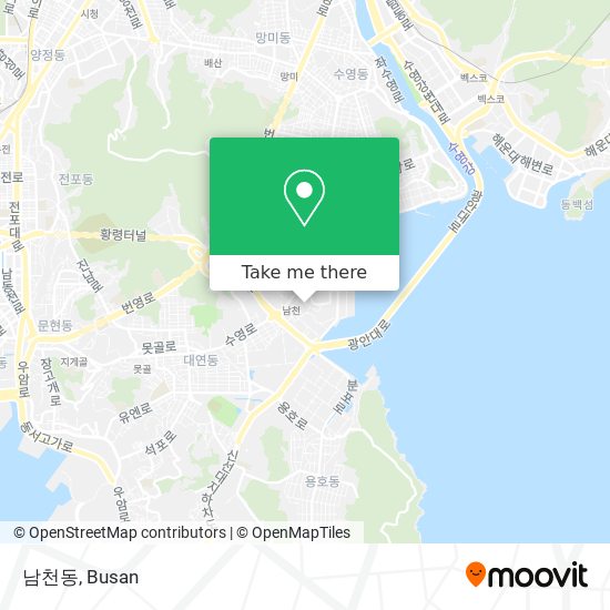 남천동 map