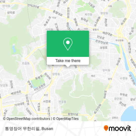 통영장어 무한리필 map