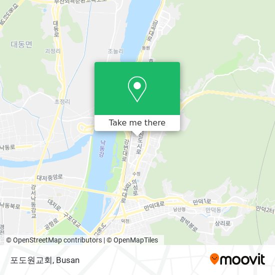 포도원교회 map
