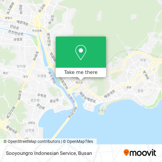 Sooyoungro Indonesian Service map