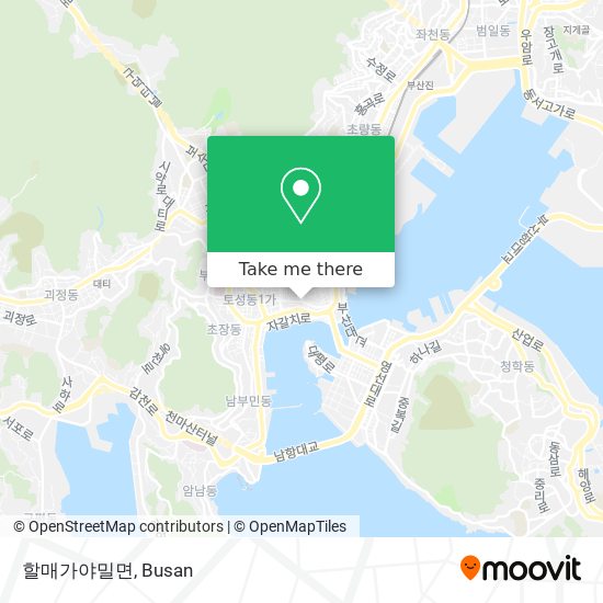할매가야밀면 map