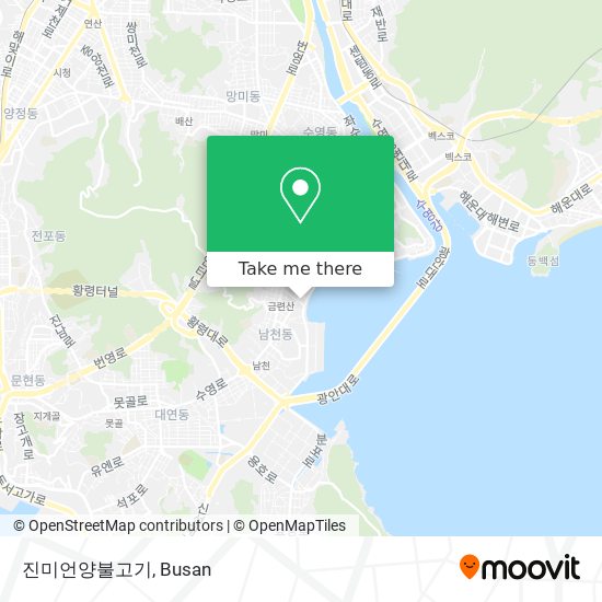 진미언양불고기 map