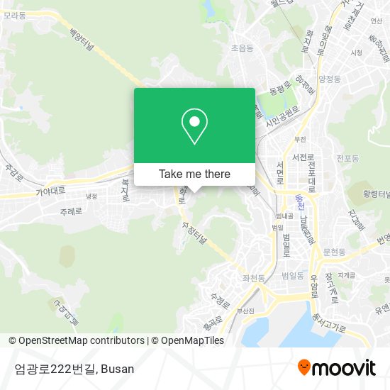 엄광로222번길 map