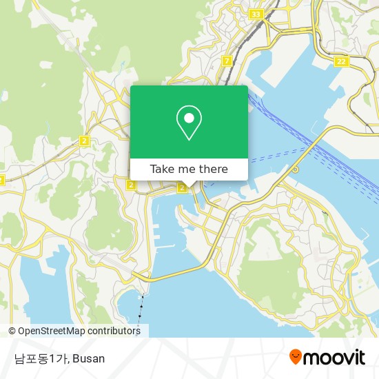How to get to 남포동1가 in 중구 by Metro or Bus