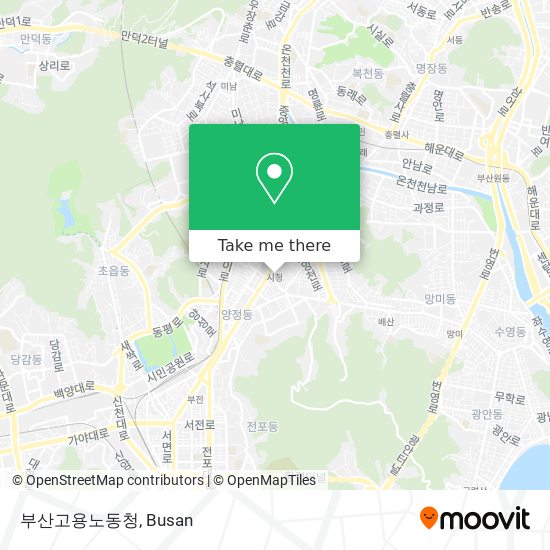 부산고용노동청 map