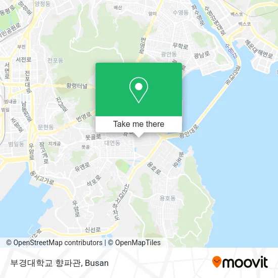 부경대학교 향파관 map