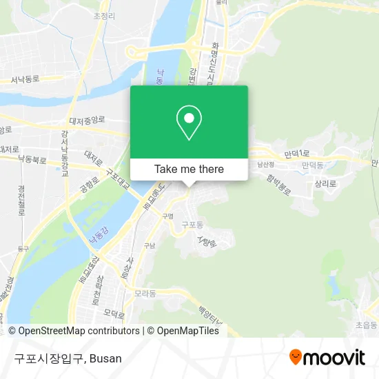 구포시장입구 map