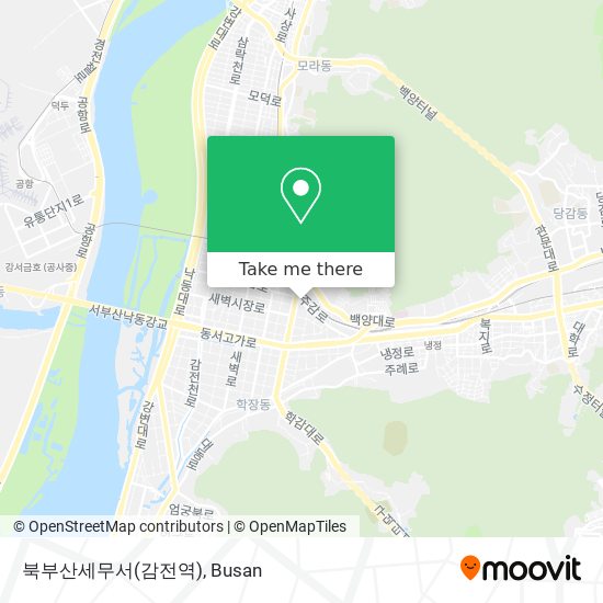 북부산세무서(감전역) map