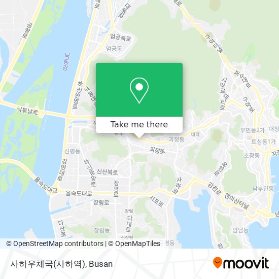 사하우체국(사하역) map