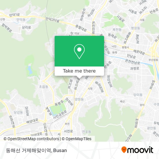 동해선 거제해맞이역 map