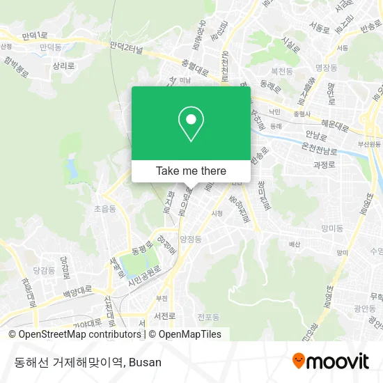 동해선 거제해맞이역 map