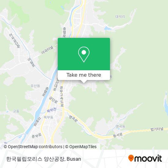 한국필립모리스 양산공장 map