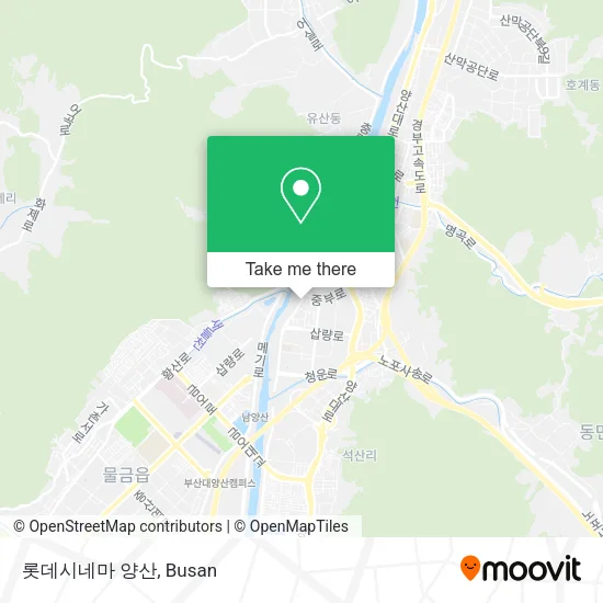 롯데시네마 양산 map