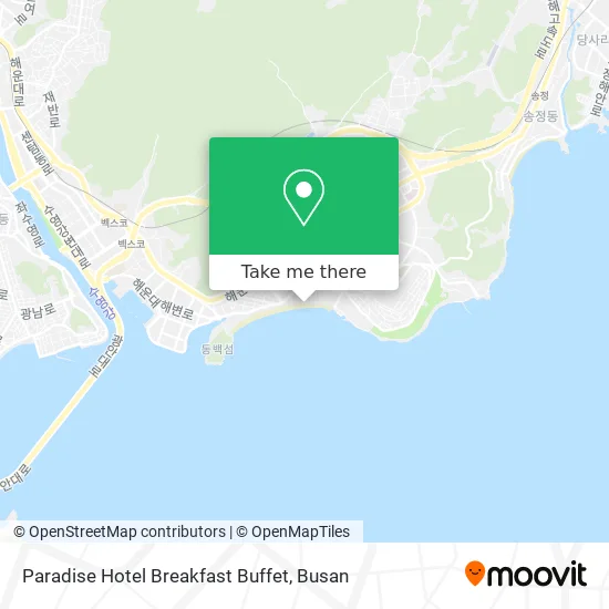 Paradise Hotel Breakfast Buffet map