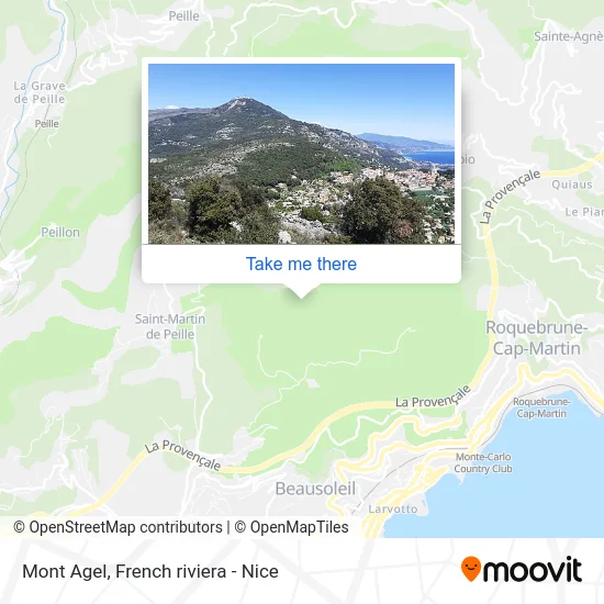 Mont Agel map