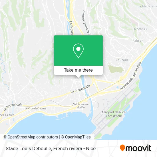 Stade Louis Deboulle map