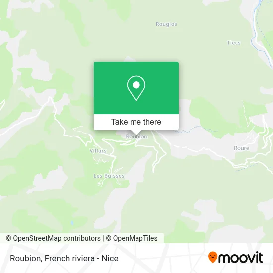 Roubion map