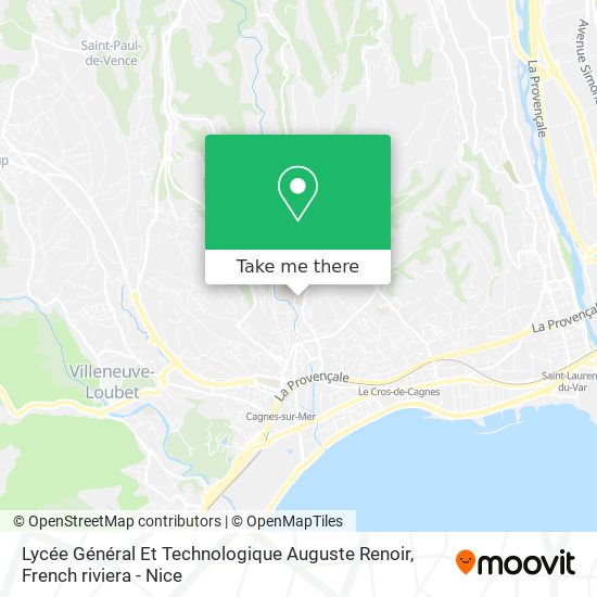 Lycée Général Et Technologique Auguste Renoir map