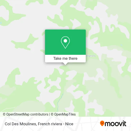 Col Des Moulines map