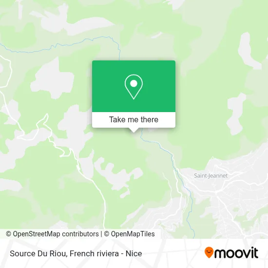 Source Du Riou map
