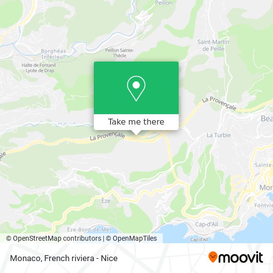 Mapa Monaco