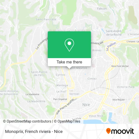 Monoprix map