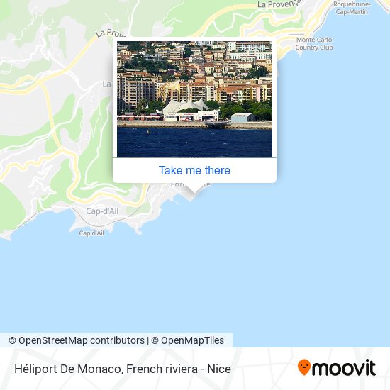 Héliport De Monaco map