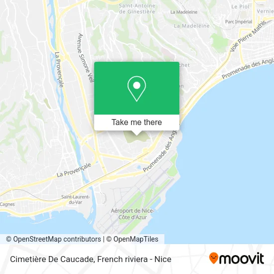 Cimetière De Caucade map