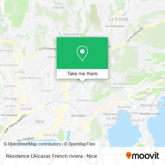 Résidence L'Alcazar map