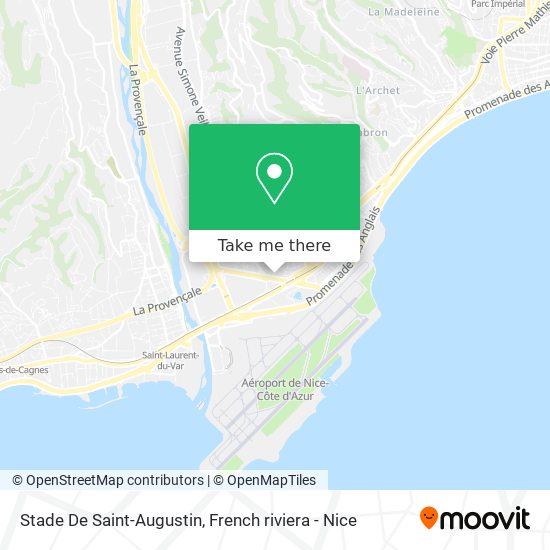 Mapa Stade De Saint-Augustin