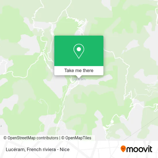 Lucéram map