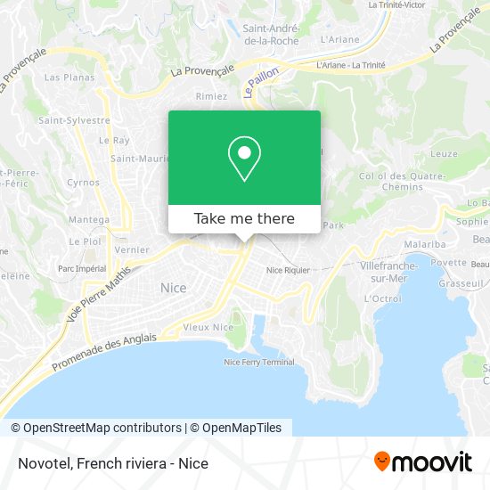 Novotel map