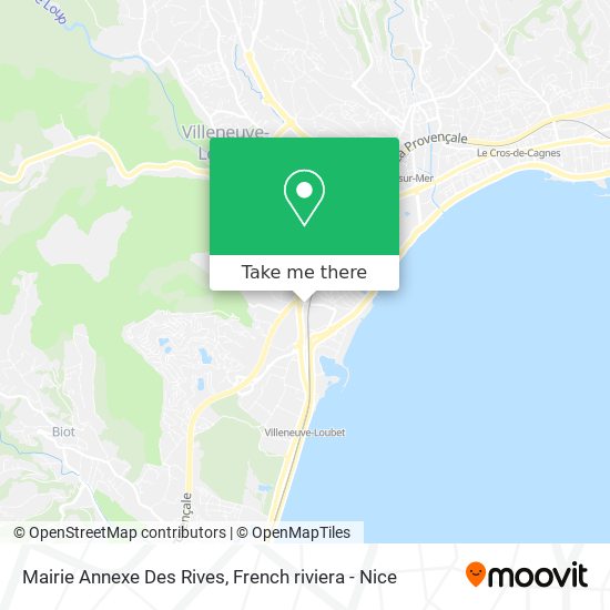 Mapa Mairie Annexe Des Rives