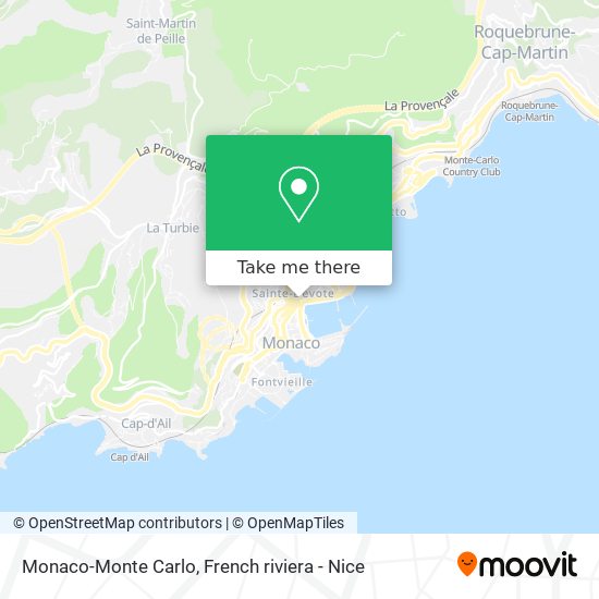 Monaco-Monte Carlo map