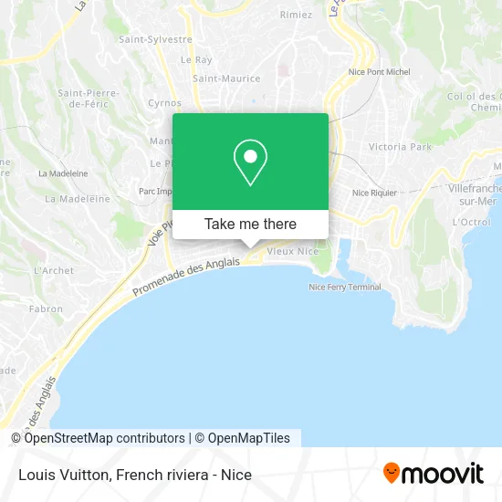 Louis Vuitton map