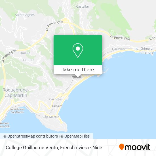 Collège Guillaume Vento map