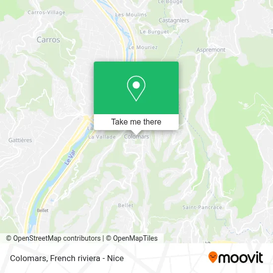Mapa Colomars