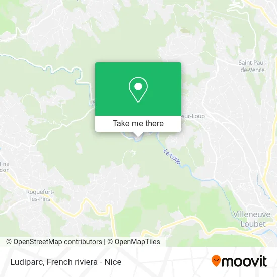 Ludiparc map