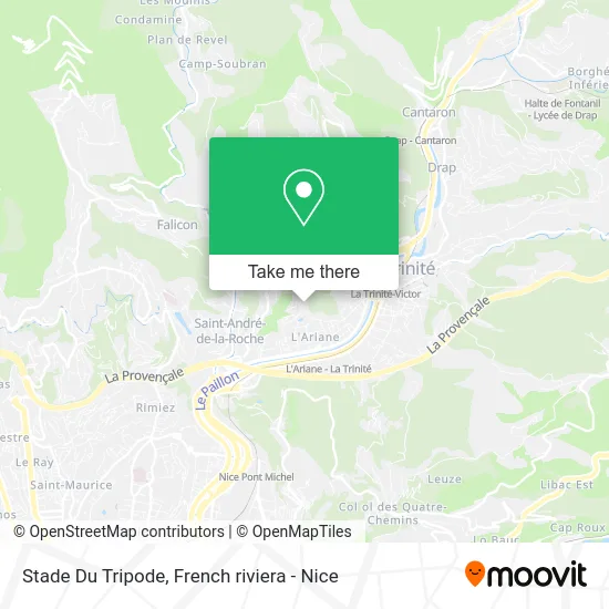 Stade Du Tripode map